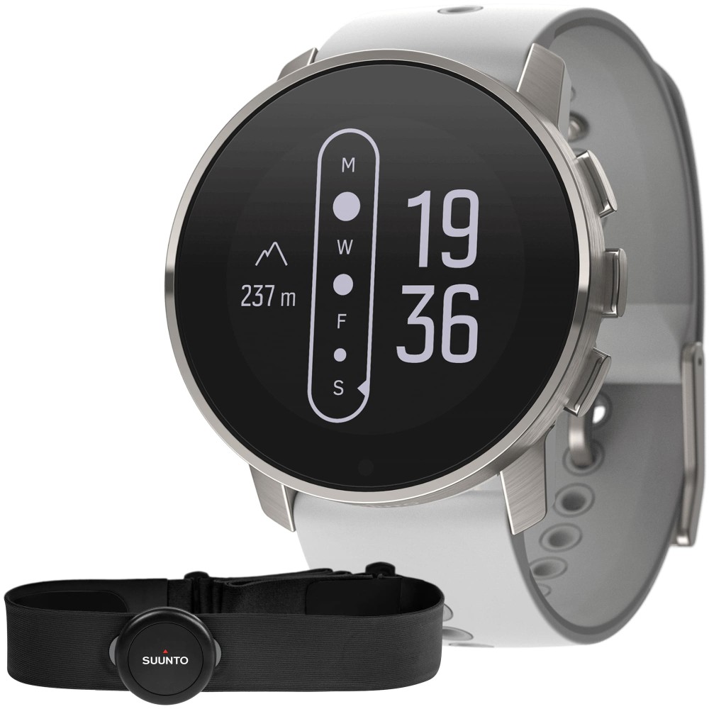 Suunto 9 Peak Birch White Titanium с датчиком пульса Suunto Smart Heart Rate Belt