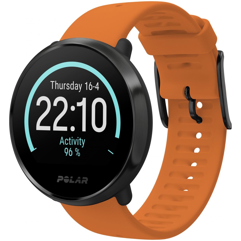 Polar Ignite All Black / Orange M/L