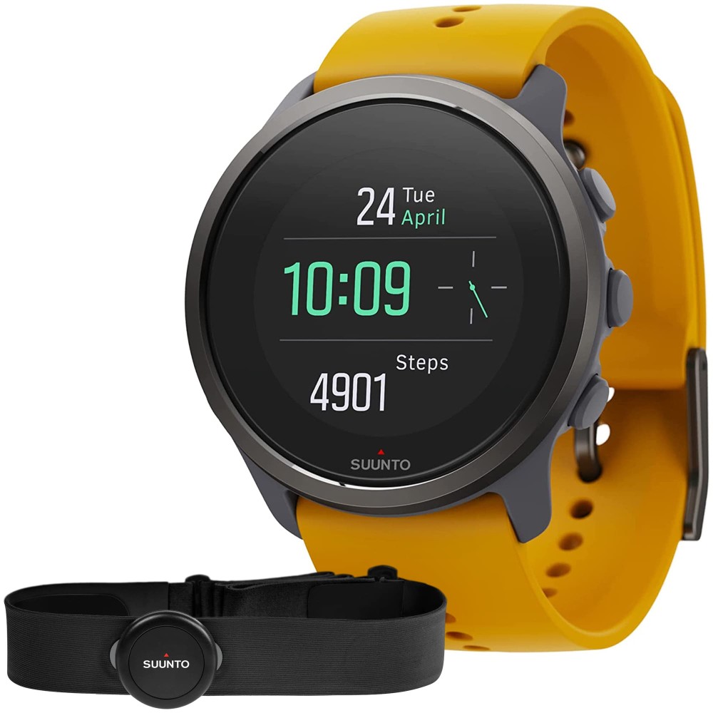 Suunto 5 Peak Ochre с датчиком пульса Suunto Smart Heart Rate Belt
