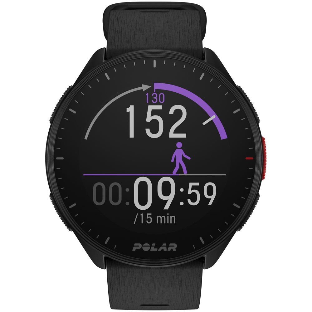 Polar Pacer Night Black HR H9