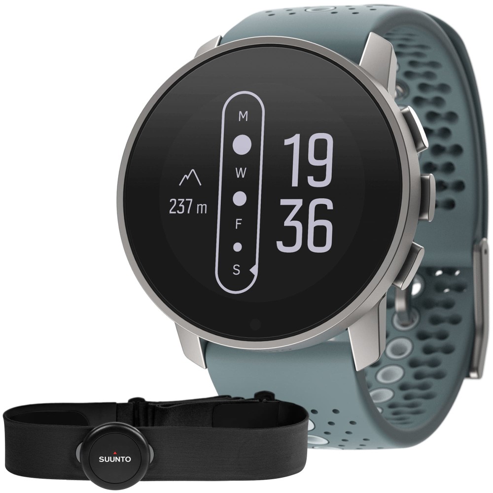 Suunto 9 Peak Moss Gray с датчиком пульса Suunto Smart Heart Rate Belt