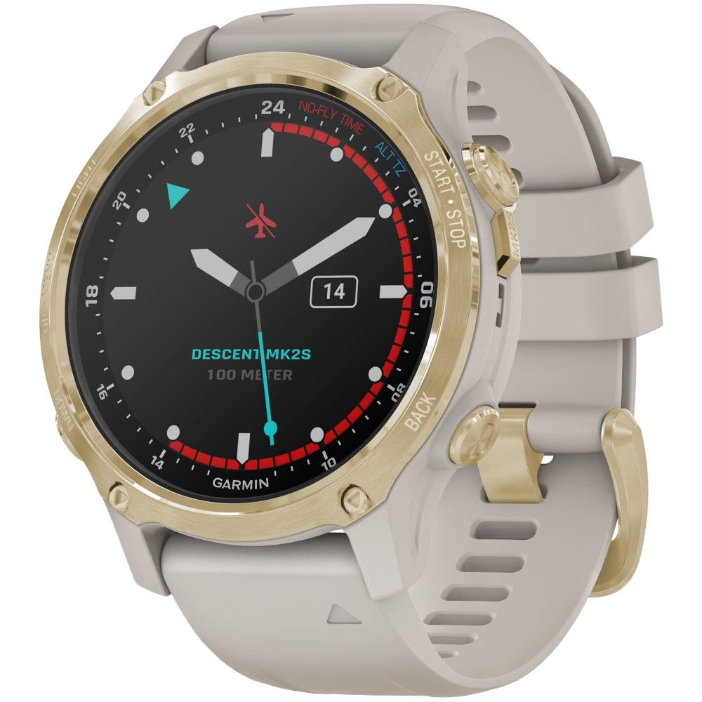 Дайвинг компьютер Garmin Descent Mk2S Light Gold — купить смарт часы ⌚ по  выгодной цене в магазине Спорт Лайф