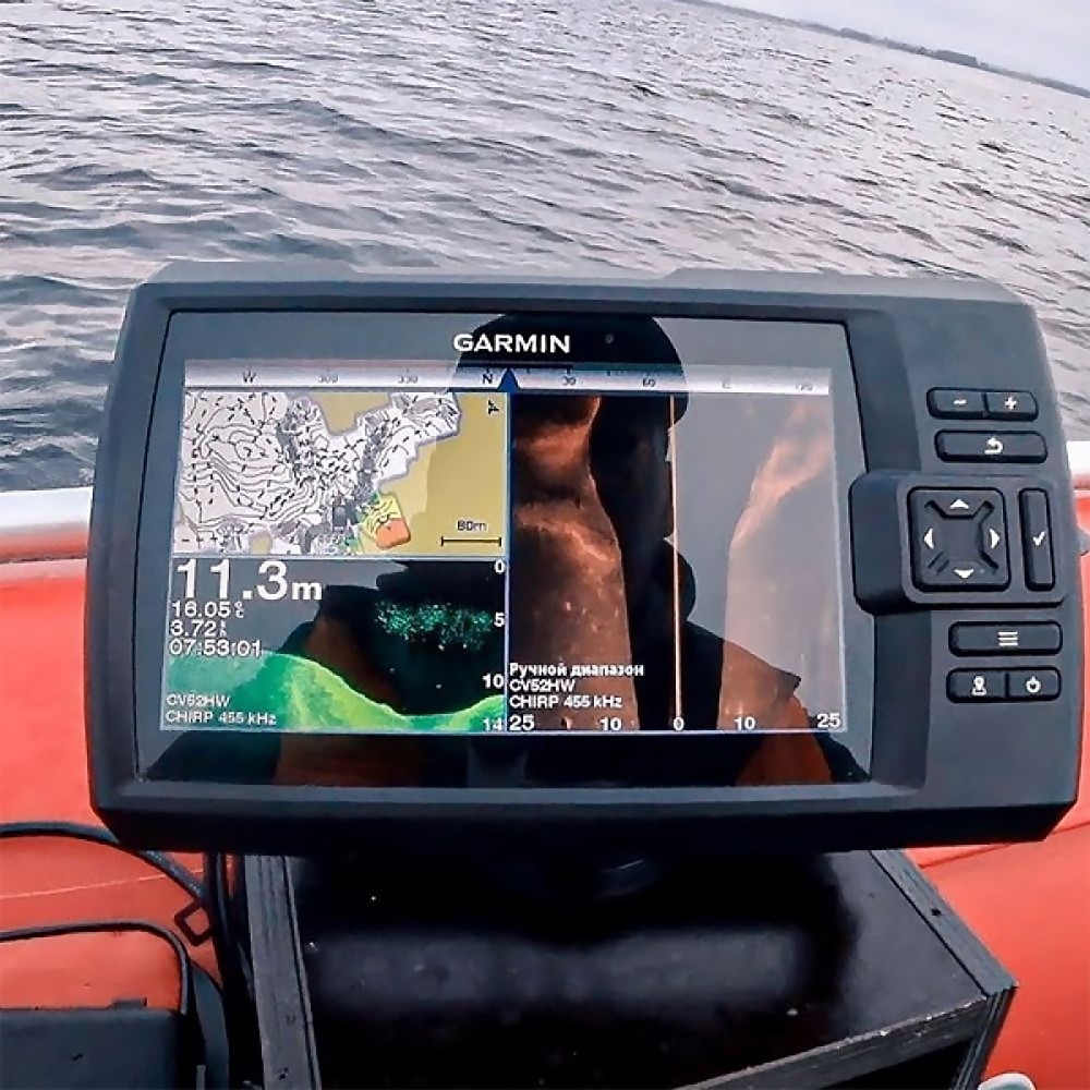 Эхолот Garmin Striker Vivid 7sv с датчиком GT52HW-TM — купить рыбопоисковый  эхолот 🐟 по выгодной цене в магазине Спорт Лайф