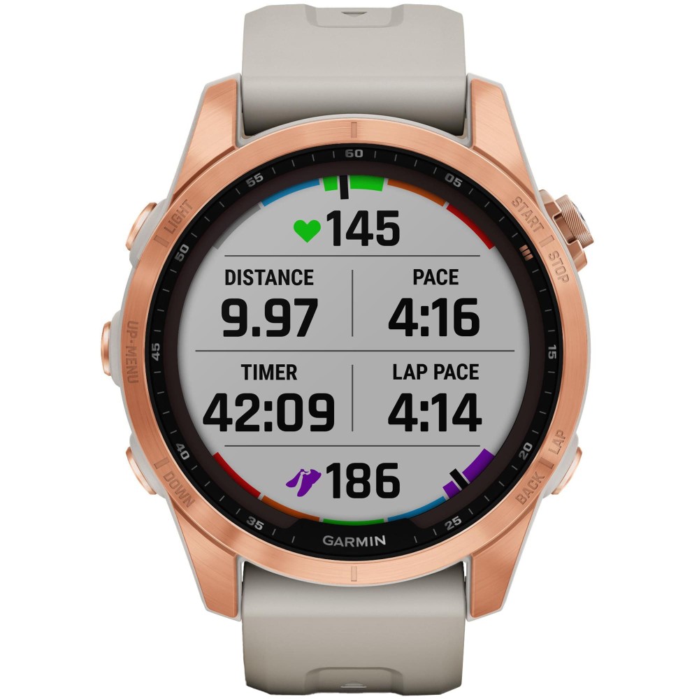 Garmin Fenix 7S Solar Rose Gold