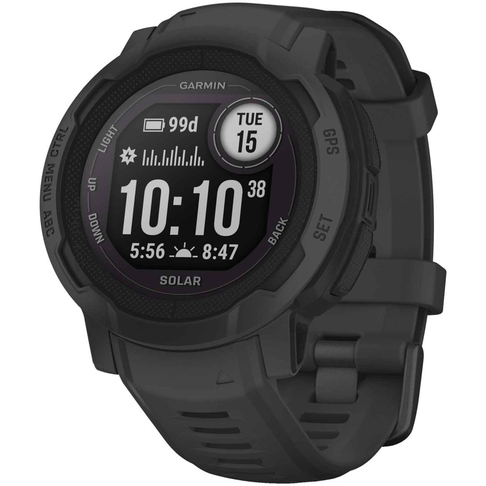 Garmin Instinct 2 Solar Graphite — купить смарт-часы ⌚ для спорта по  выгодной цене в магазине Спорт Лайф