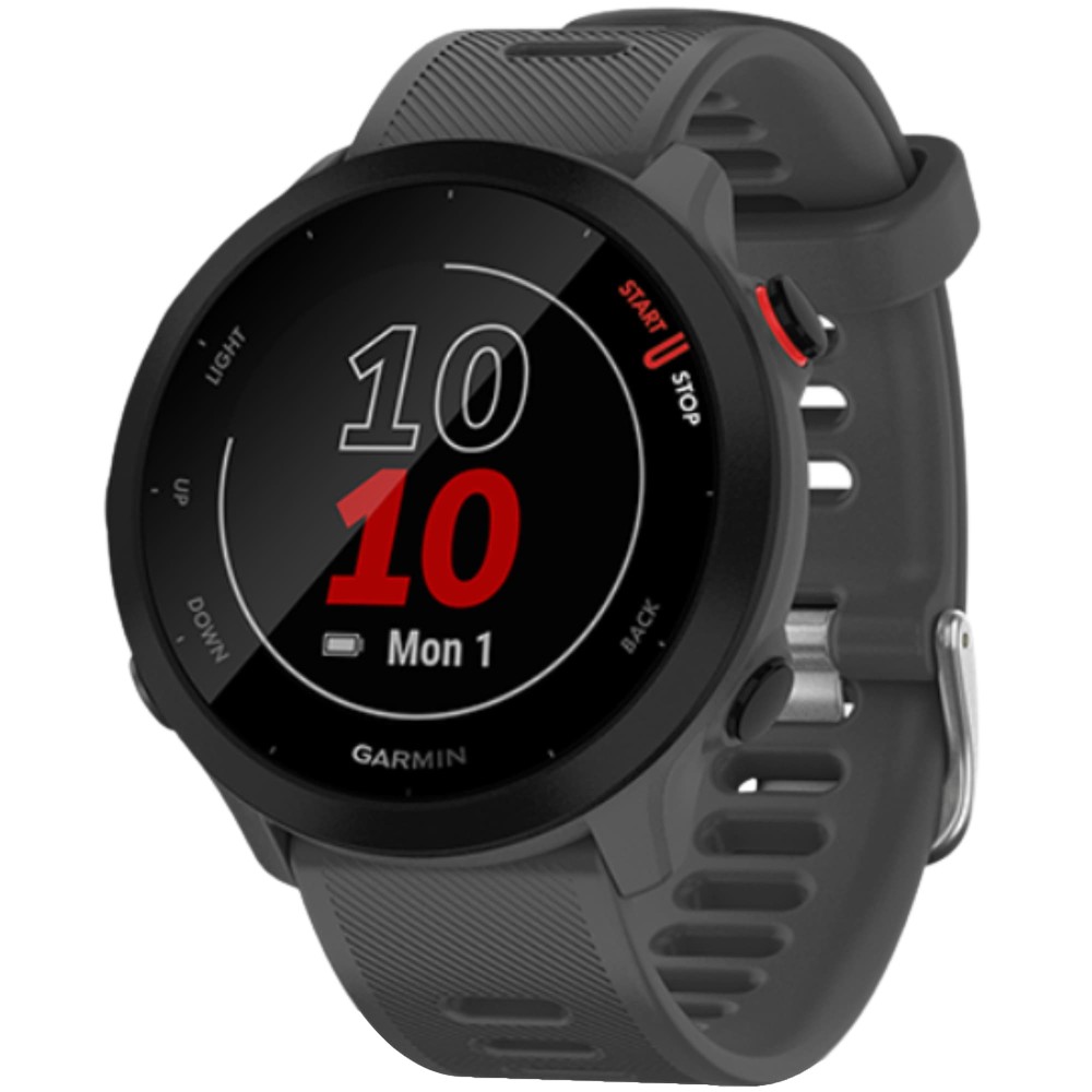 Garmin Forerunner 55 Monterra Gray — купить смарт-часы ⌚ для бега по  выгодной цене в магазине Спорт Лайф