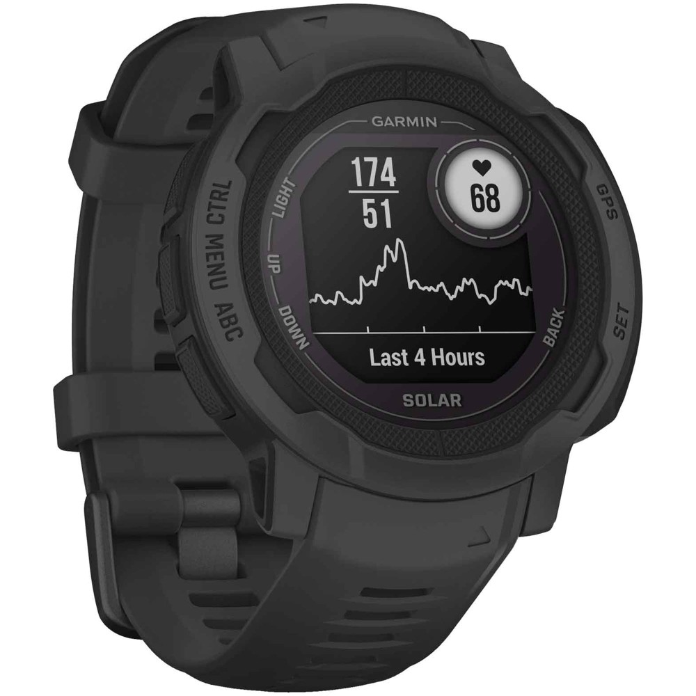 Garmin Instinct 2 Solar Graphite — купить смарт-часы ⌚ для спорта по  выгодной цене в магазине Спорт Лайф