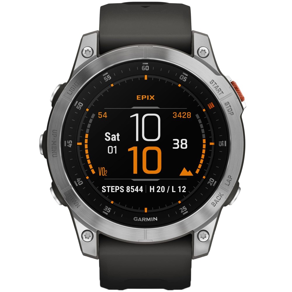 Garmin EPIX (Gen 2) Slate Steel — купить часы ⌚ премиум-класса по выгодной  цене в магазине Спорт Лайф