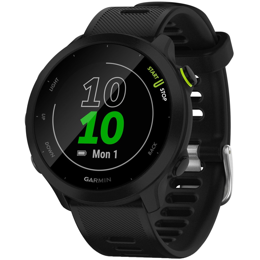 Garmin Forerunner 55 Black — купить смарт-часы ⌚ для бега по выгодной цене  в магазине Спорт Лайф