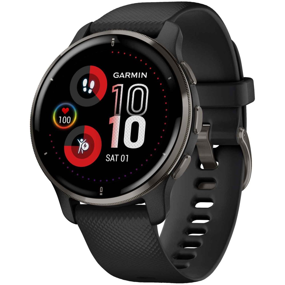 Garmin Venu 2 Plus Slate Black — купить спортивные часы ⌚ по выгодной цене  в магазине Спорт Лайф