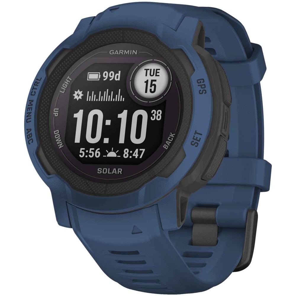 Garmin Instinct 2 Solar Tidal Blue — купить смарт-часы ⌚ для спорта по  выгодной цене в магазине Спорт Лайф