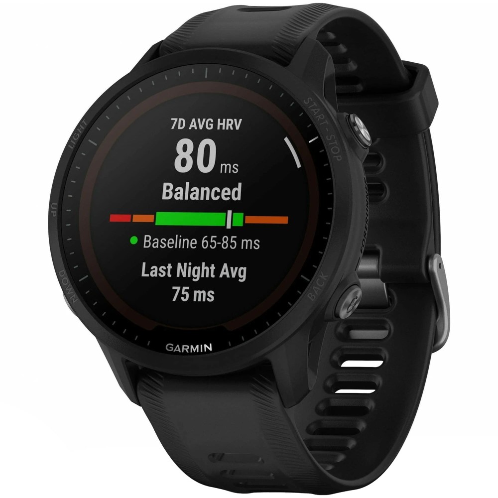 Garmin Forerunner 955 Solar Black — купить часы ⌚ для бега и триатлона по  выгодной цене в магазине Спорт Лайф