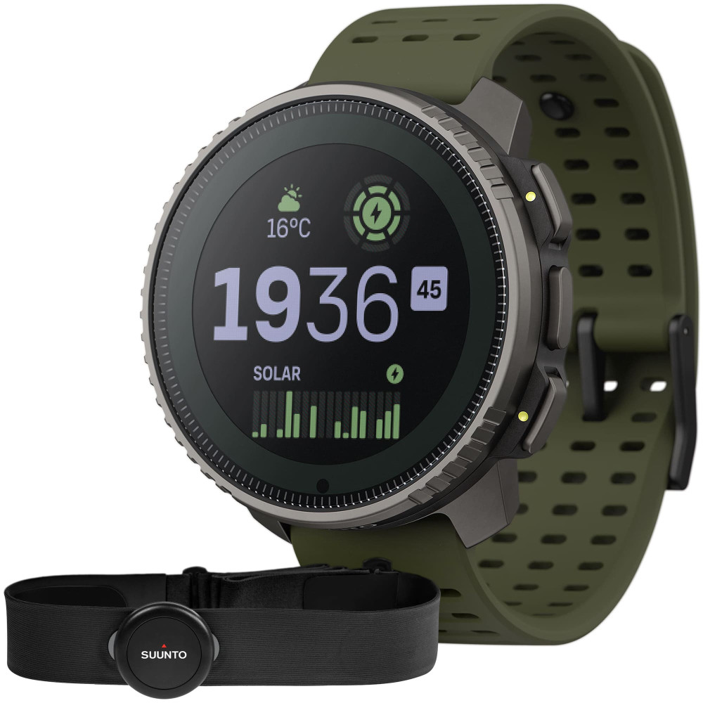 Suunto Vertical Titanium Solar Forest с датчиком пульса Suunto Smart Heart  Rate Belt — купить комплект ⌚ по выгодной цене в магазине Спорт Лайф