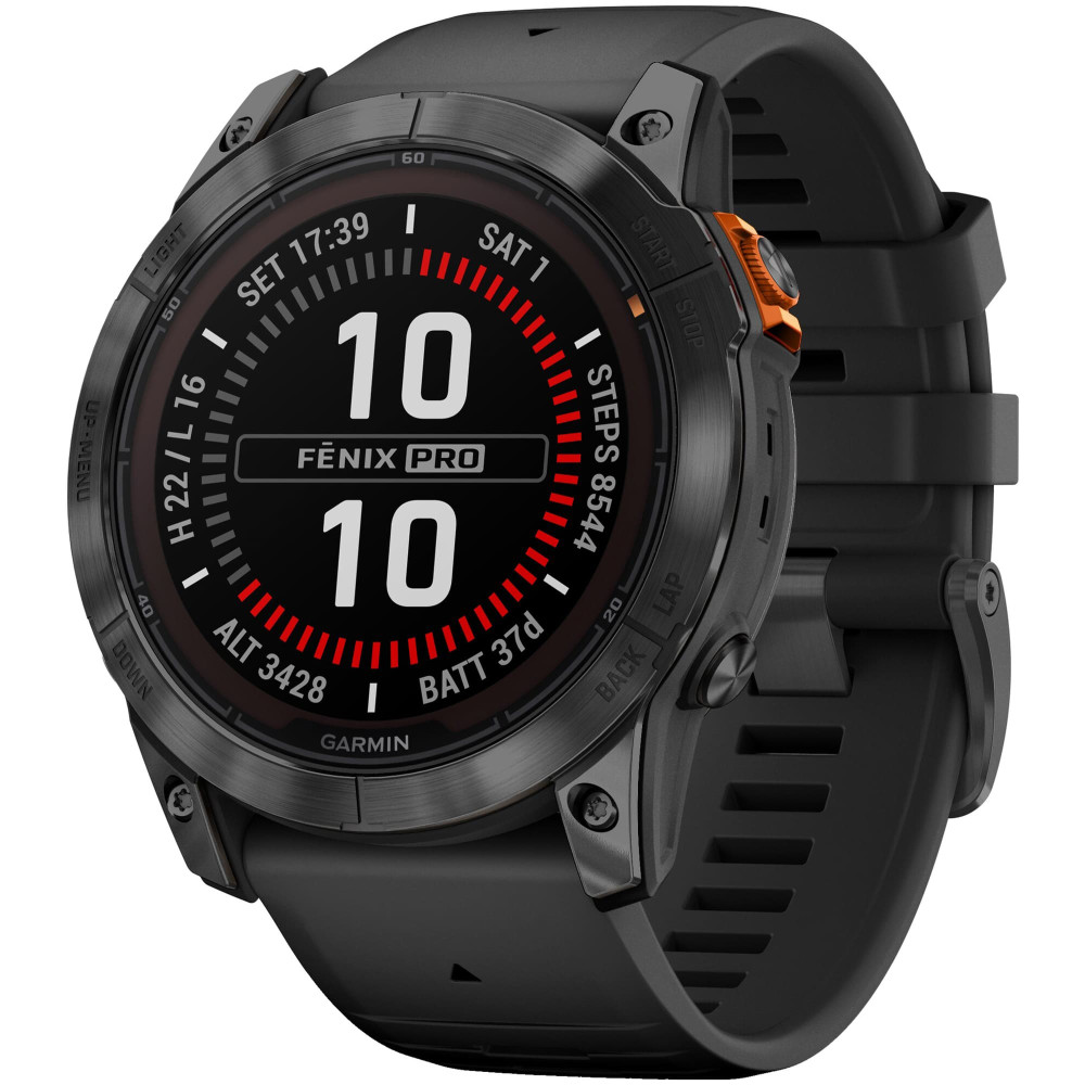 Garmin Fenix 7X Pro Solar Slate Gray — купить часы ⌚ для спорта по выгодной  цене в магазине Спорт Лайф