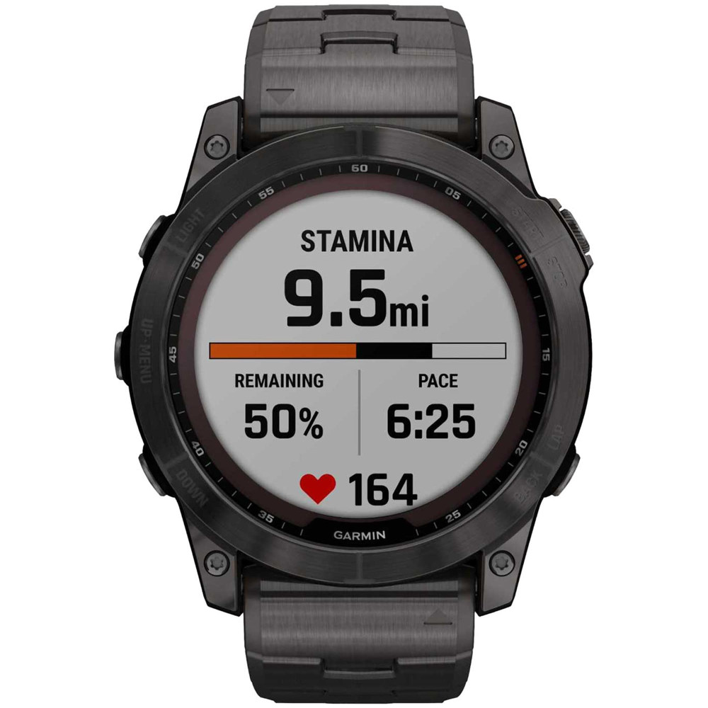 Garmin Fenix 7X Pro Sapphire Solar DLC Titanium Carbon Gray / Vented  Titanium Bracelet — купить часы ⌚ для спорта по выгодной цене в магазине  Спорт Лайф