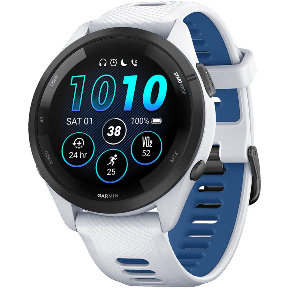 Garmin Forerunner 265 Whitestone Tidal Blue