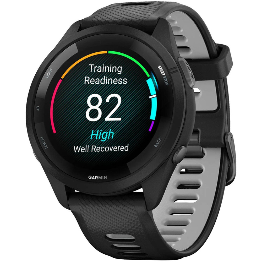 Garmin Forerunner 265 Black / Powder Gray — купить умные часы ⌚ для бега по  выгодной цене в магазине Спорт Лайф