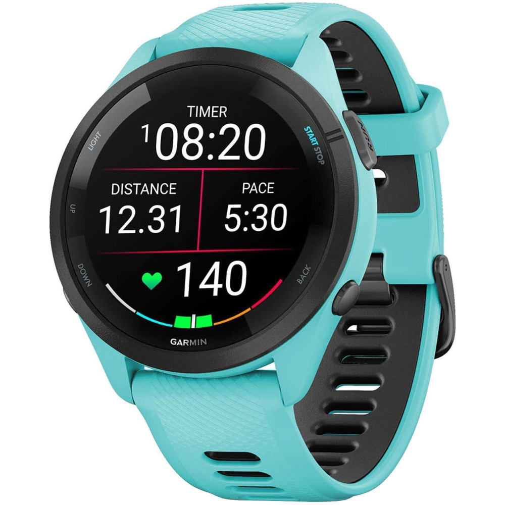 Garmin Forerunner 265 Aqua / Black — купить умные часы ⌚ для бега по  выгодной цене в магазине Спорт Лайф