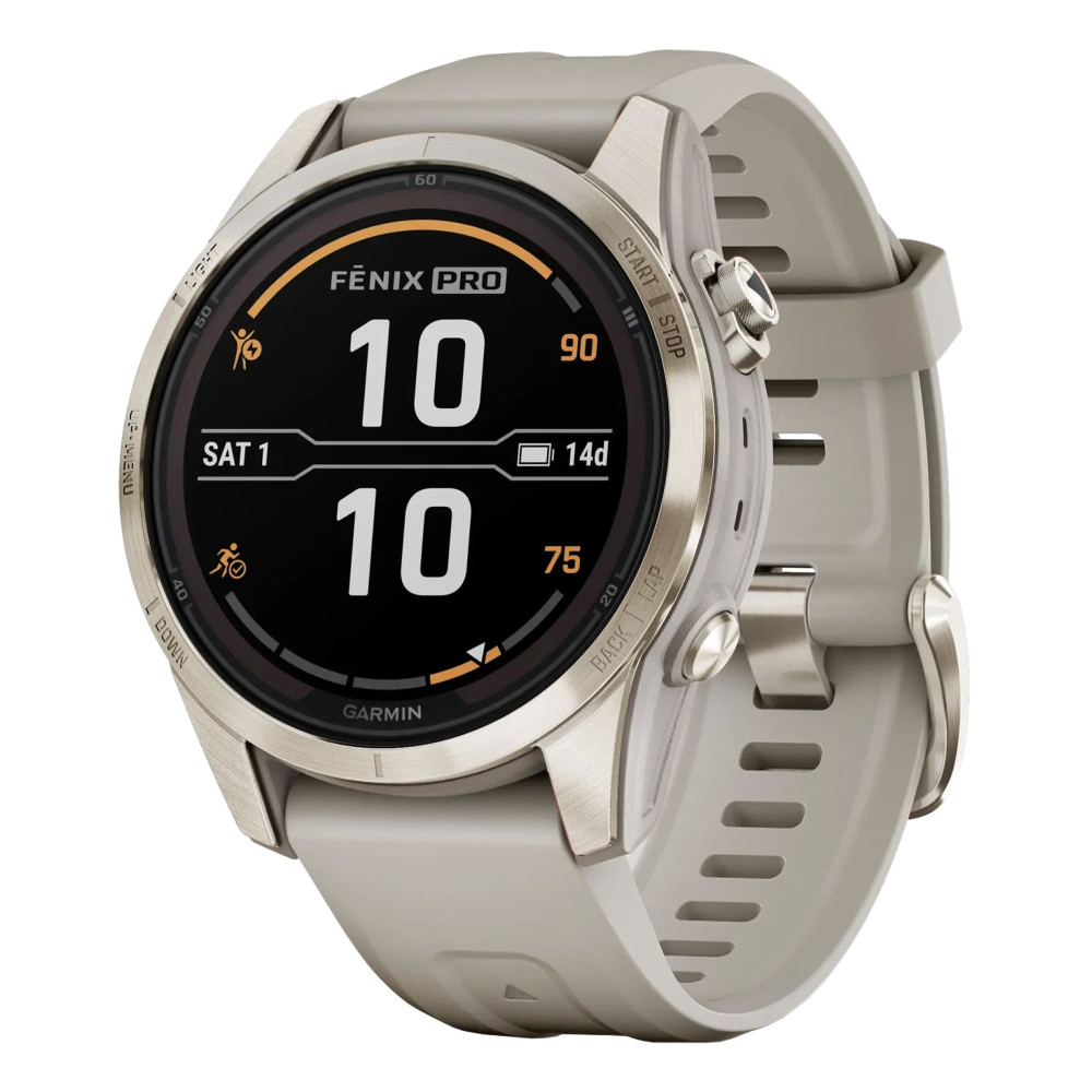 Garmin Fenix 7S Pro Sapphire Solar Soft Gold — купить часы ⌚ для спорта по  выгодной цене в магазине Спорт Лайф