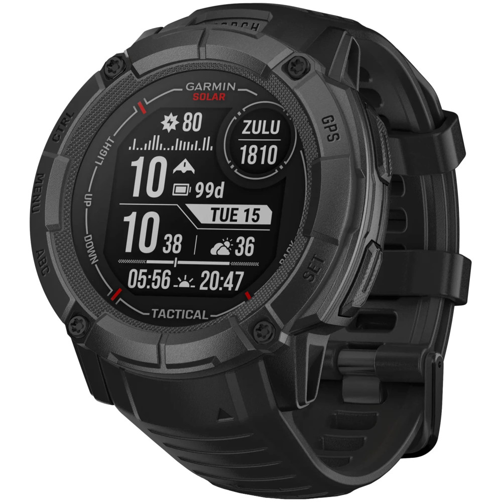 Garmin Instinct 2X Solar Tactical Edition Black — купить смарт-часы ⌚ для  спорта по выгодной цене в магазине Спорт Лайф