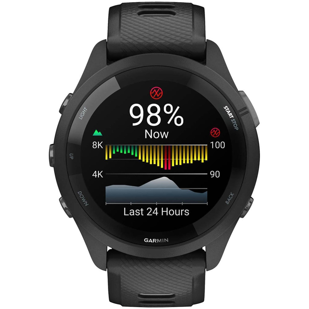 Garmin Forerunner 265 Black / Powder Gray — купить умные часы ⌚ для бега по  выгодной цене в магазине Спорт Лайф