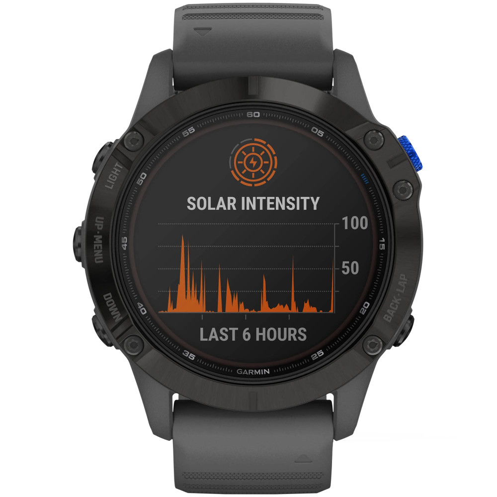 Garmin Fenix 6 Pro Solar Edition Black — купить смарт-часы