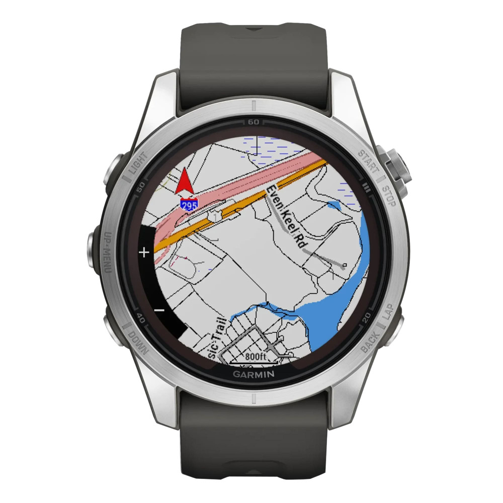 Garmin Fenix 7S Pro Solar Silver — купить часы ⌚ для спорта по выгодной  цене в магазине Спорт Лайф