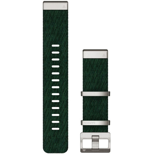 Нейлоновый ремешок Garmin MARQ QuickFit 22 мм Jacquard Pine Green (Зеленый)