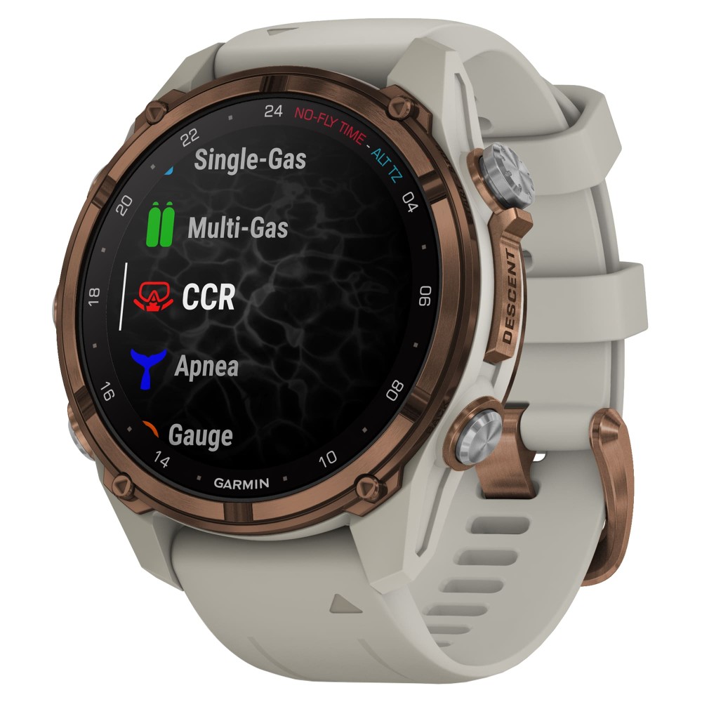 Дайвинг компьютер Garmin Descent Mk3i 43 мм Bronze PVD Titanium / French  Gray Silicone Band — купить смарт часы ⌚ по выгодной цене в магазине Спорт  Лайф