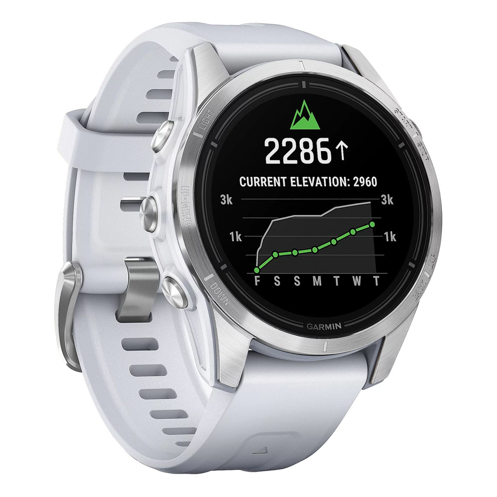 Garmin Epix Pro (Gen 2) Standard Edition 42 мм Silver — купить часы ⌚ для  спорта по выгодной цене в магазине Спорт Лайф