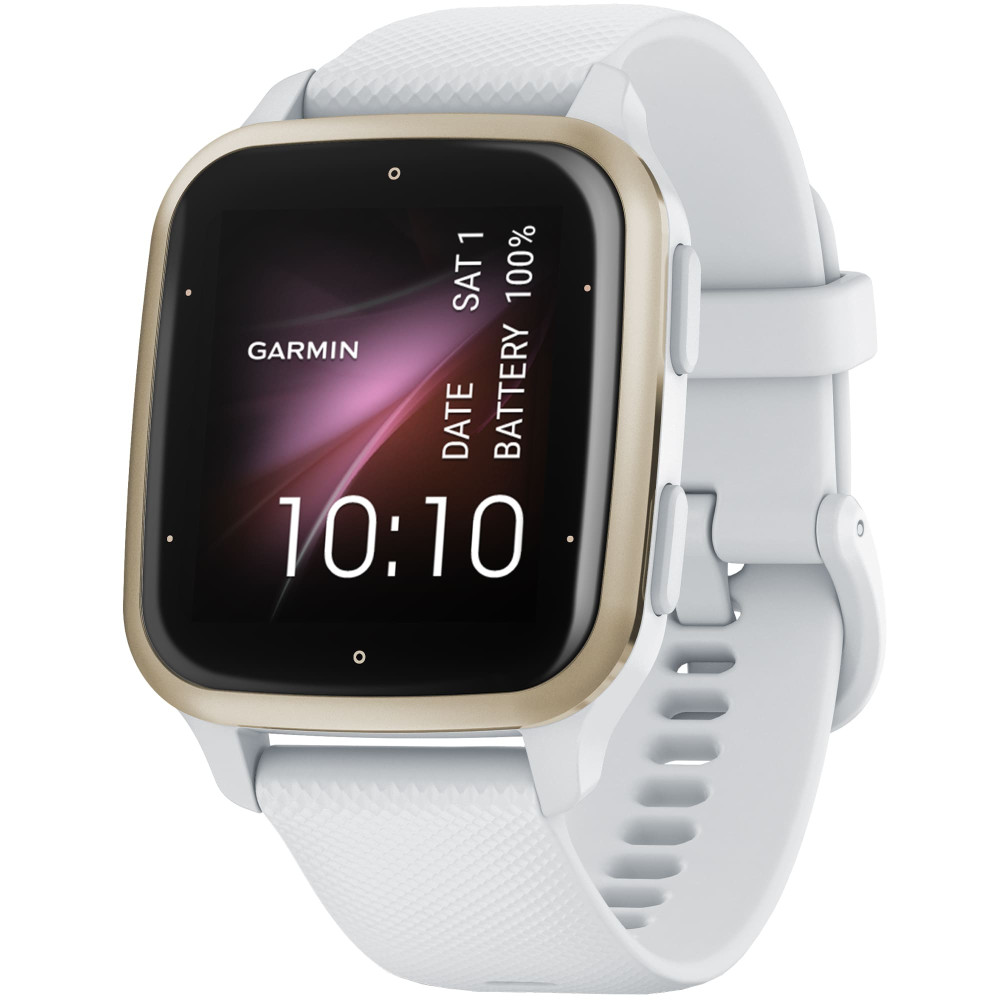 Garmin Venu SQ 2 Cream Gold / White — купить спортивные часы ⌚ по выгодной  цене в магазине Спорт Лайф