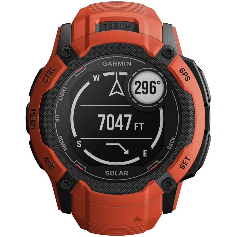 Garmin Instinct 2X Solar Flame Red