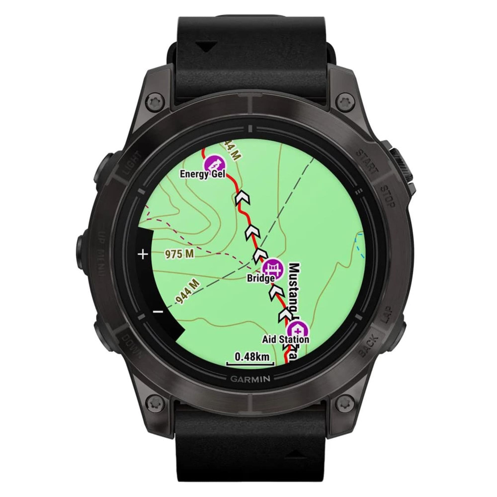 Garmin Epix Pro (Gen 2) Sapphire Edition 47 мм Carbon Gray DLC Titanium  Black Leather Band — купить часы ⌚ для спорта по выгодной цене в магазине  Спорт Лайф