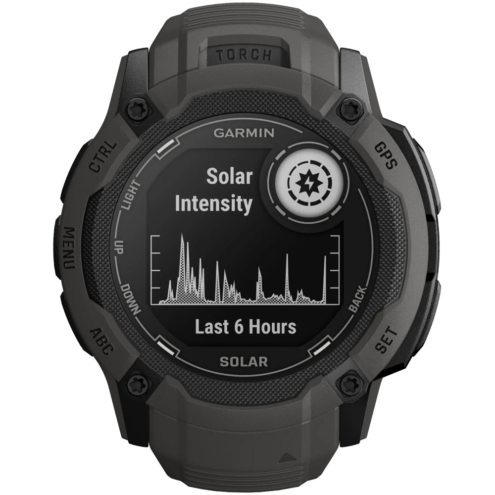 Garmin Instinct 2X Solar Graphite — купить смарт-часы ⌚ для спорта по  выгодной цене в магазине Спорт Лайф