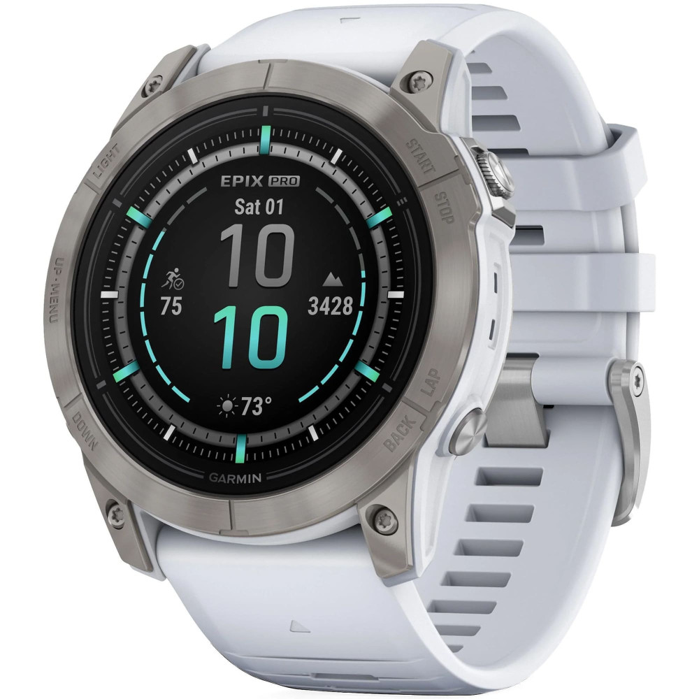 Garmin Epix Pro (Gen 2) Sapphire Edition 51 мм Titanium Whitestone