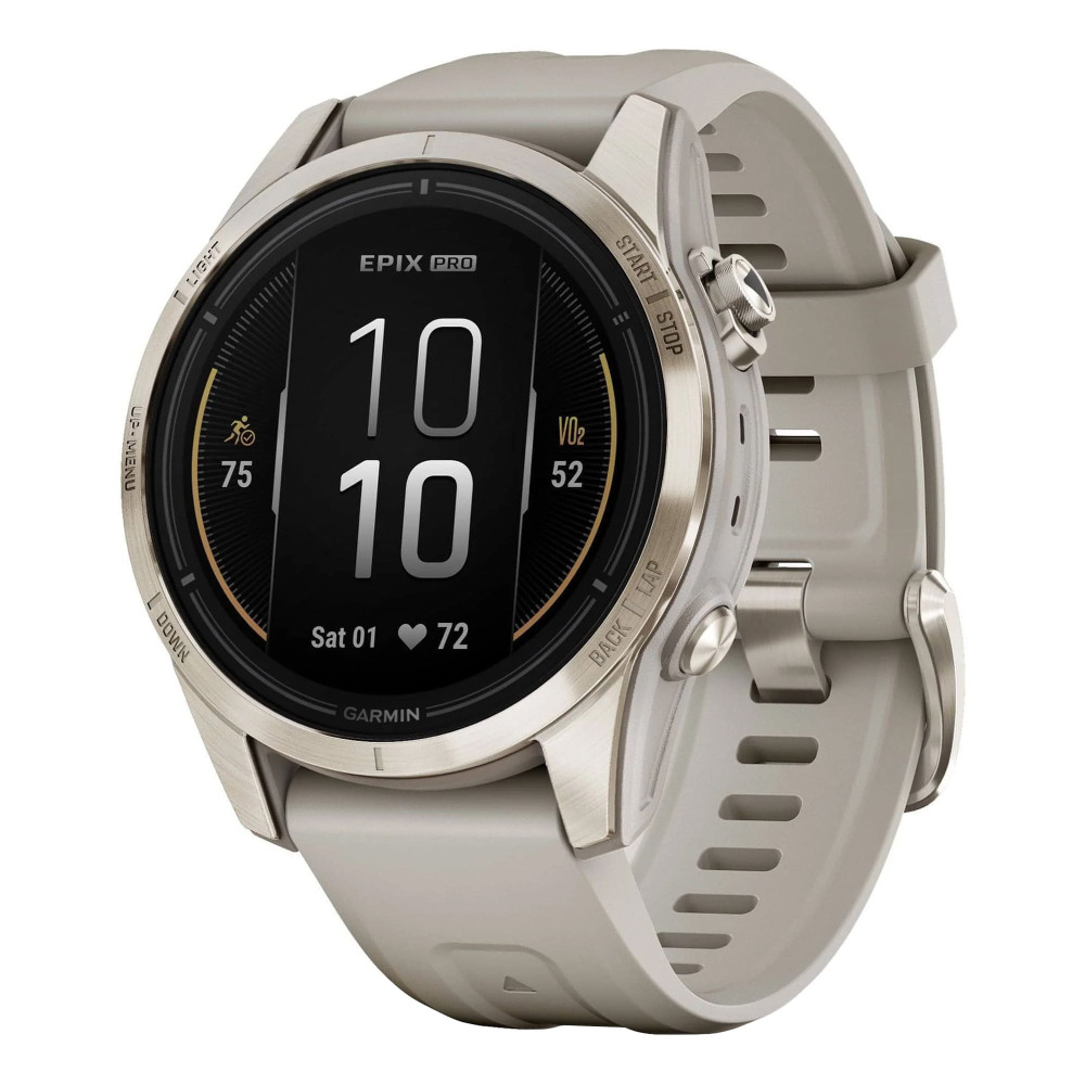 Garmin Epix Pro (Gen 2) Sapphire Edition 42 мм Soft Gold — купить часы ⌚  для спорта по выгодной цене в магазине Спорт Лайф