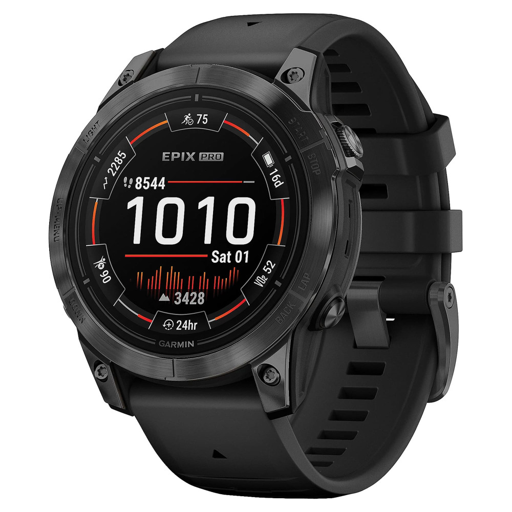 Garmin Epix Pro (Gen 2) Standard Edition 47 мм Slate Gray — купить часы ⌚  для спорта по выгодной цене в магазине Спорт Лайф