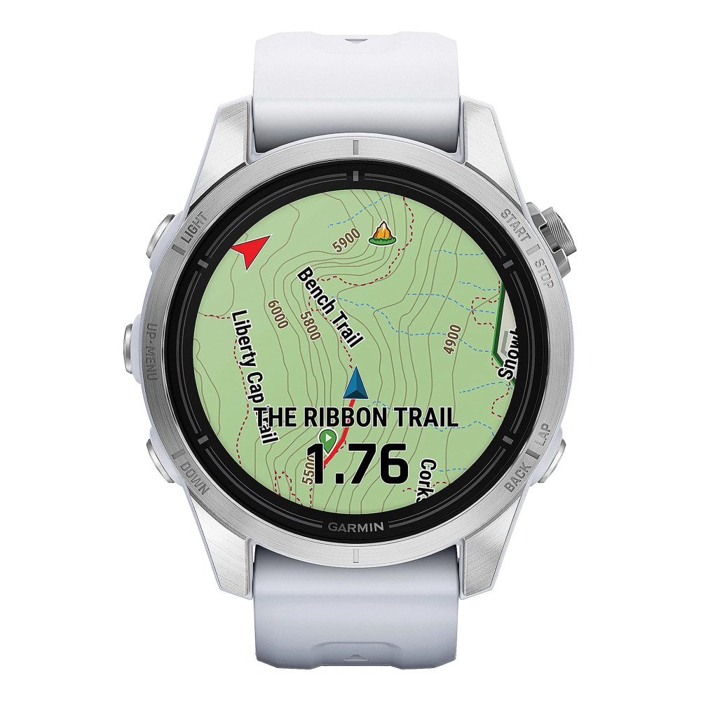 Garmin Epix Pro (Gen 2) Standard Edition 42 мм Silver — купить часы ⌚ для  спорта по выгодной цене в магазине Спорт Лайф