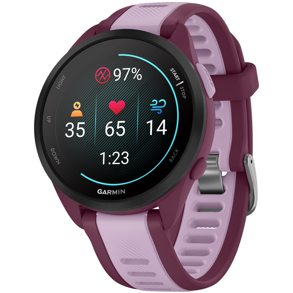 Garmin Forerunner 165 Music Berry / Lilac — купить часы ⌚ для бега по  выгодной цене в магазине Спорт Лайф