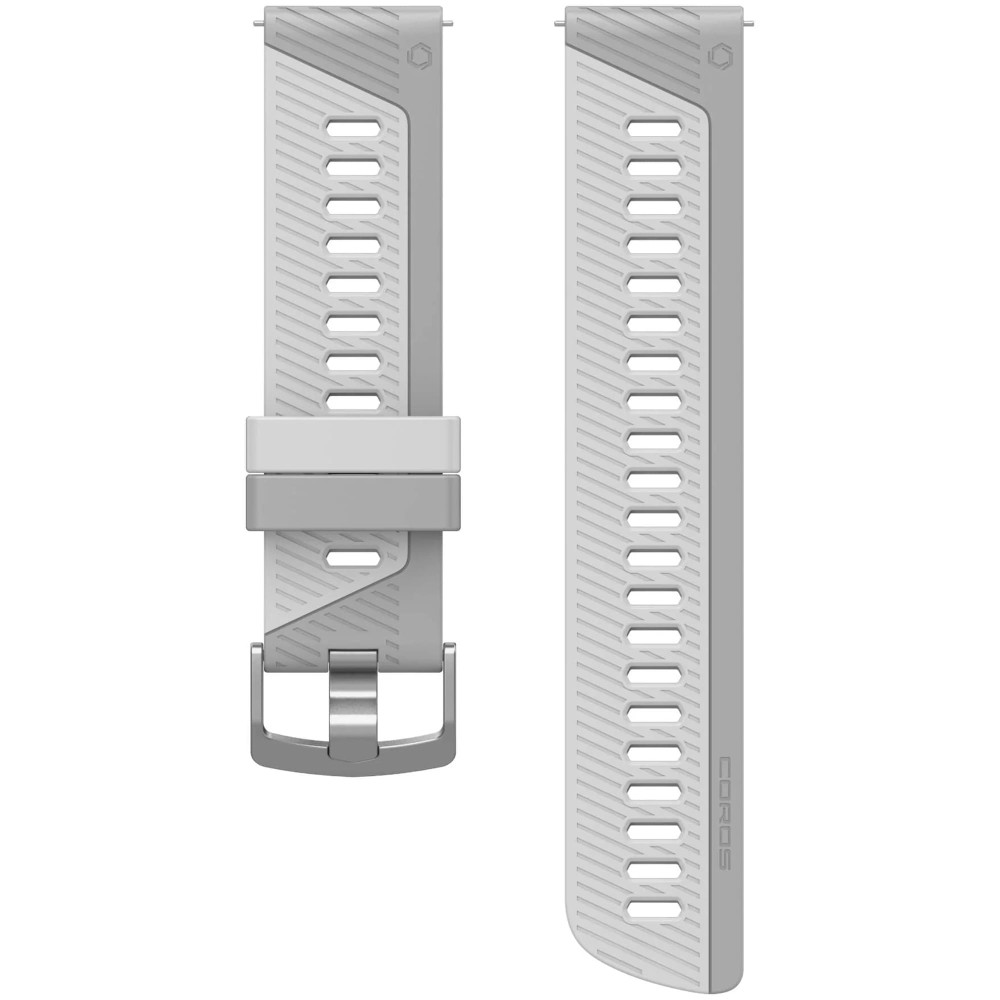 Силиконовый ремешок Coros 22 мм Silicone Band Grey