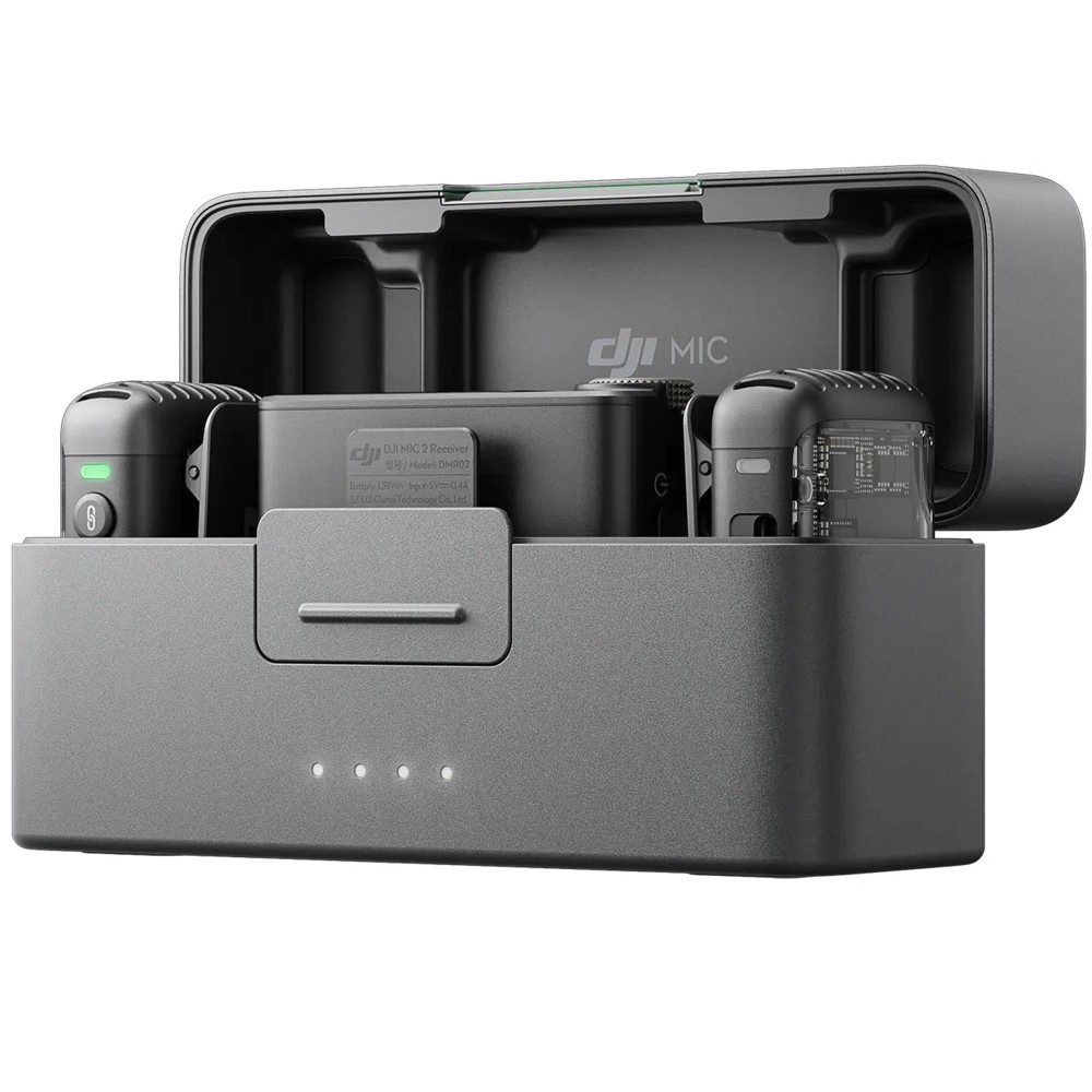 Микрофон DJI Mic 2 (2 TX + 1 RX + Charging Case) — купить комплект