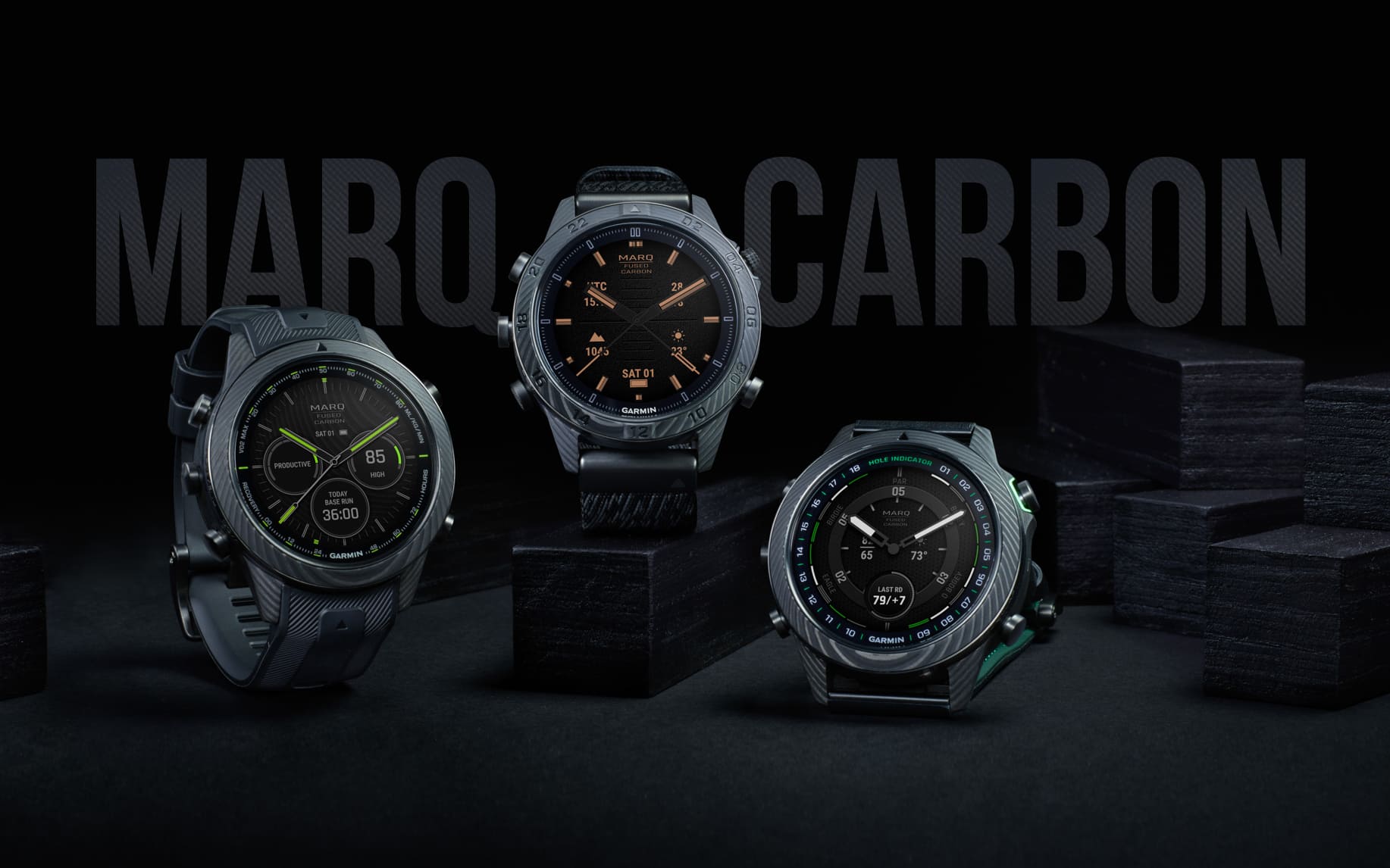 Garmin MARQ Carbon — линейка смарт-часов класса люкс