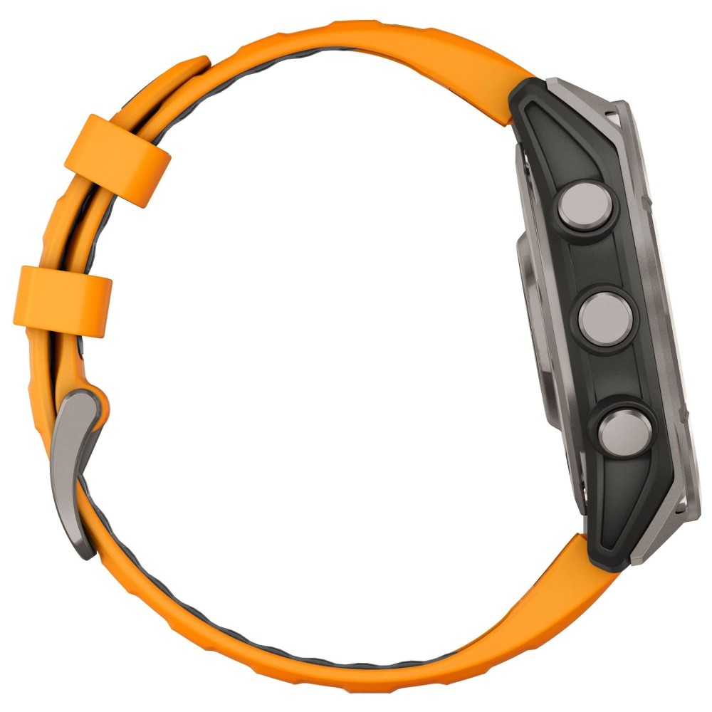 Garmin Fenix 8 47 AMOLED Sapphire Titanium Spark Orange Graphite