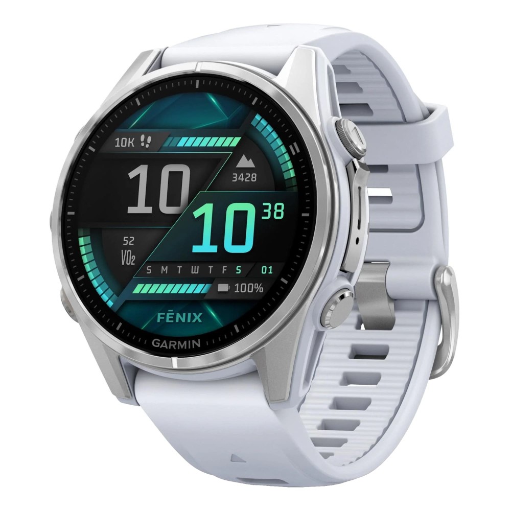 Garmin Fenix 8 43 AMOLED Silver Whitestone