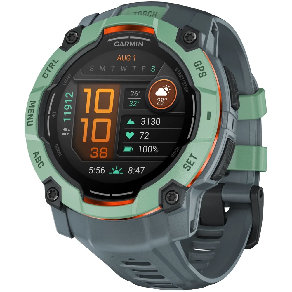 Garmin Instinct 3 — 50 мм AMOLED Neo Tropic / Twilight — купить