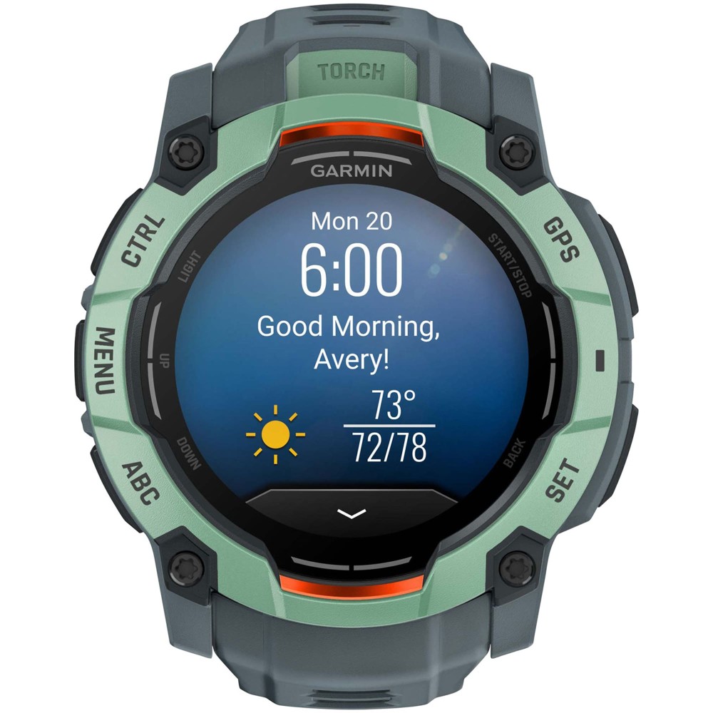 Garmin Instinct 3 — 50 мм AMOLED Neo Tropic / Twilight — купить