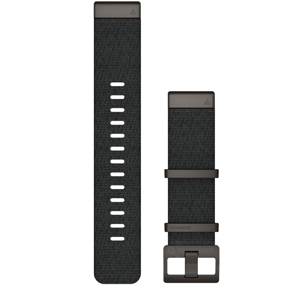 Нейлоновый ремешок Garmin MARQ QuickFit 22 мм Jacquard Heathered Black (Черный)