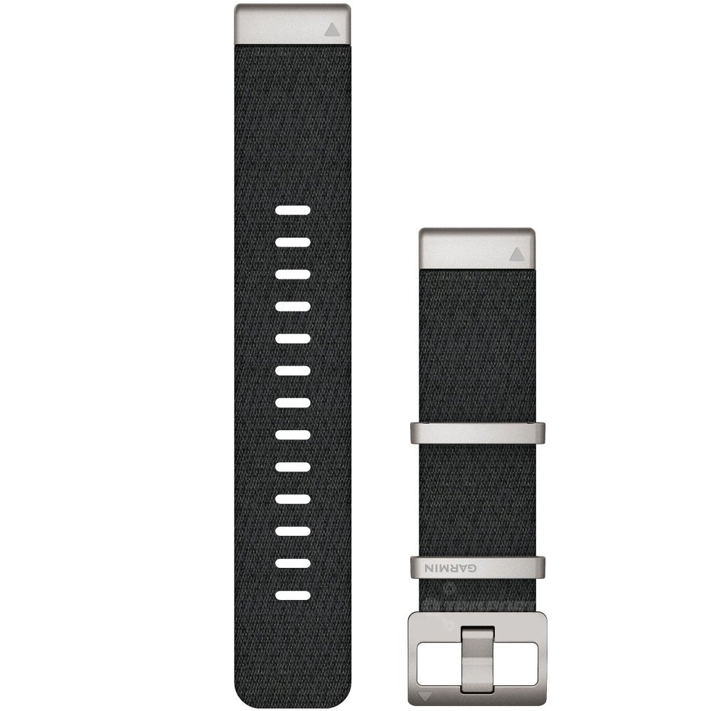 Нейлоновый ремешок Garmin MARQ QuickFit 22 мм Jacquard Black (Черный)
