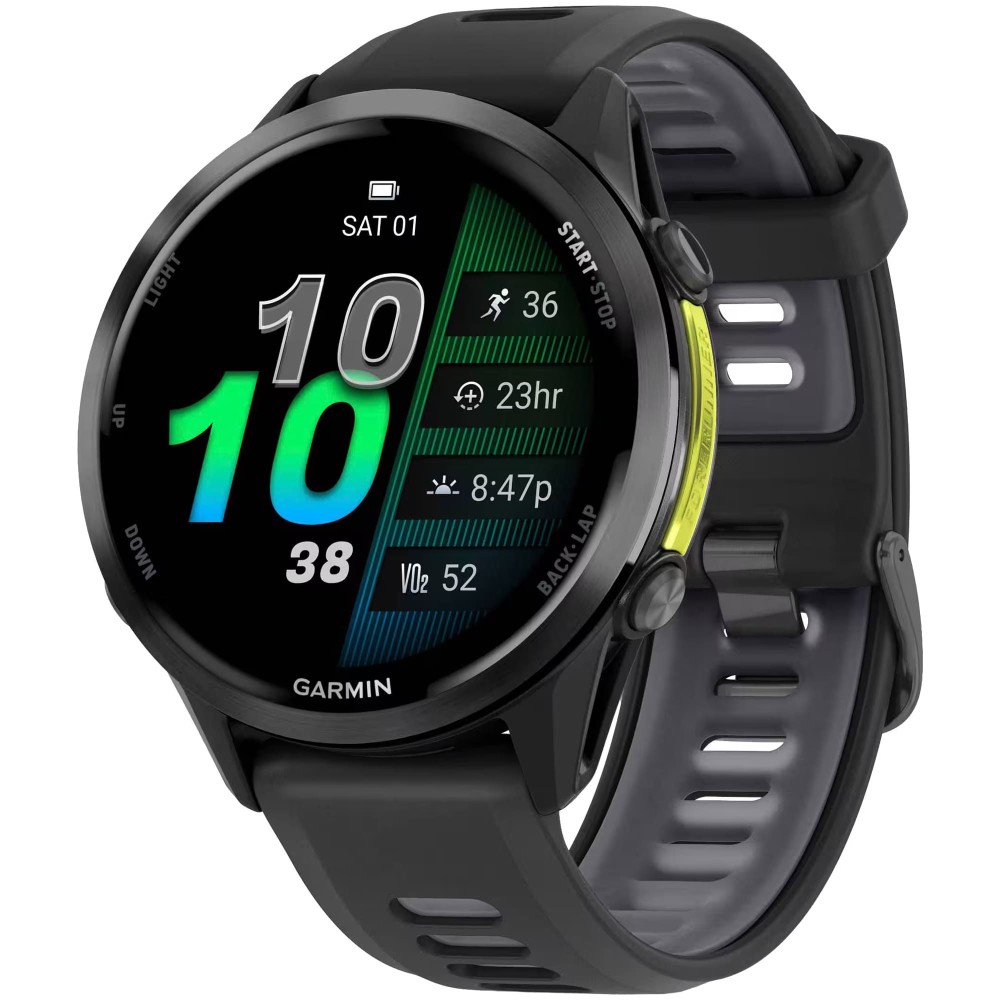 GarminForerunner970CarbonGreyDLCTitaniumBlack/TranslucentWhitestone