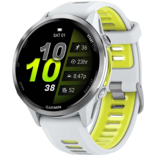 Garmin Forerunner 970 Titanium Whitestone / Translucent Amp Yellow